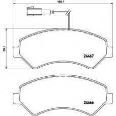 Колодки гальмівні (передні) Citroen Jumper/Fiat Ducato/Peugeot Boxer 2.0-3.0HDi 06- R16(+датчик) Q+