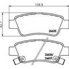 Колодки гальмівні (задні) Honda CR-V 06- (Bosch) Q+