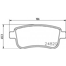 Колодки гальмівні (задні) Renault Fluence/Megane/Scenic 08- (TRW) Q+