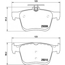 Колодки гальмівні (задні) VW Golf/Touran 1.0-2.0 TDI 12- (Teves) Q+