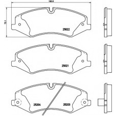 Колодки гальмівні (передні) Land Rover 2.0-5.0 4x4 06- (TRW) Q+