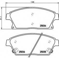 Колодки гальмівні (передні) Opel Astra 09- Q+