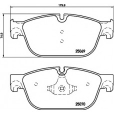 Колодки гальмівні (передні) Citroen C4/C5/C6/Peugeot 308/407/508 09- (Teves) Q+ (+датчик)