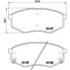 Колодки гальмівні (передні) Hyundai ix20/Kia Soul II 10- Q+
