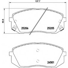 Колодки гальмівні (передні) Hyundai Tucson 04-/ I40 11-/ IX35 10-/ Kia Sportage 09- Q+