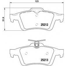 Колодки гальмівні (задні) Ford Connect/Focus III 10- (Teves) Q+
