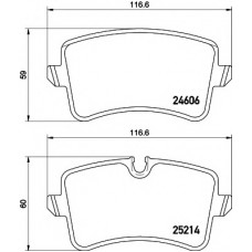 Колодки гальмівні (задні) Audi A6/A7 10- (Lucas