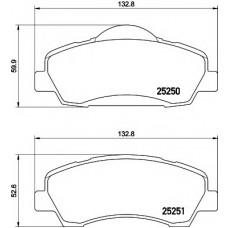 Колодки гальмівні (передні) Citroen C4 Cactus 14- /Peugeot 308 II/SW 13- (Mando) Q+
