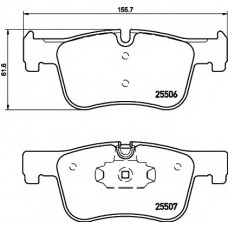 Колодки гальмівні (передні) BMW 1 (F20)/3 (F30)/4 (F32) 10- (CBI) Q+