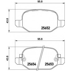 Колодки гальмівні (задні) Fiat 500L 12- (TRW) Q+