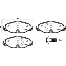 Колодки гальмівні (передні) Audi A1/Q3 18-/Skoda Octavia/VW Golf/Caddy/Touran/Passat 12- (TRW) Q+