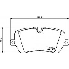 Колодки гальмівні (задні) Land Rover Range Rover 2.0/3.0/5.0D 4x4 12- (TRW) Q+