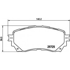 Колодки гальмівні (передні) Mazda 6 12-