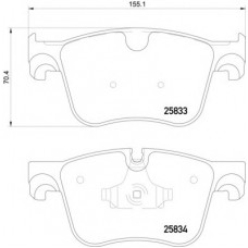 Колодки гальмівні (передні) Citroen C4/Peugeot 308 13- (Teves) Q+