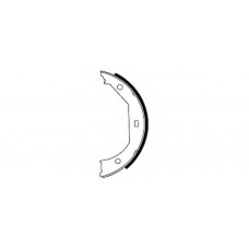 Колодки ручника BMW 1 (E81/E82/E88)/3 (E46/E90/E91)/5 (E39) 95-13 (185x20)