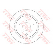 Диск гальмівний NISSAN JUKE, QASHQAI 1.5DCI 16V 08.07-,10.06- задн. (вир-во TRW)