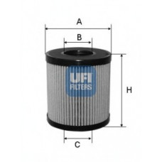 Фільтр масляний PEUGEOT, CITROEN, FORD 1.4 16V, 2.0 HDI 04- (вир-во UFI)