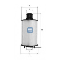 Фільтр масляний LR RANGE ROVER III, IV, SPORT 3.0-5.0 09- (OE) (вир-во UFI)
