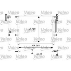 Радіатор кондиціонера BMW X3 (E53) 03-11 M54/N46/N52