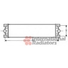 Радіатор інтеркулера Renault Master/Opel Movano II 1.9/2.2/2.5 dCi 02-