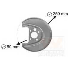 Захист диска гальмівного (заднього) (R) VW Golf IV/Skoda Octavia I/Rapid 96-19
