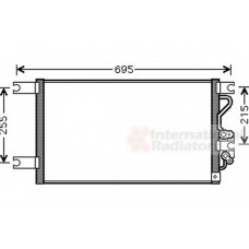 Конденсор кондиціонера PAJERO SP 30i/25TD (Van Wezel)