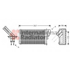 Радіатор обігрівача LAGUNA1-2 94-01 type Behr (Van Wezel)