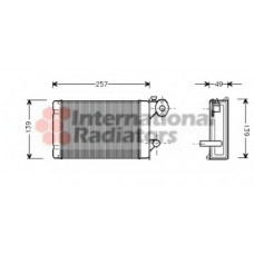 Радіатор обігрівача VW POLO/TRANSP ALL 80-94 (Van Wezel)