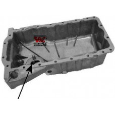 Піддон, масляний картера двигуна VAG 1.8 (AGN) + Sensor hole (вир-во Wan Wezel)