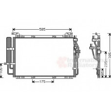 Радіатор кондиціонера HYUNDAI MATRIX (FC) (01-) (вир-во Van Wezel)