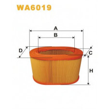 Фільтр повітряний MITSUBISHI GALANT WA6019/AE333/1 (вир-во WIX-FILTERS)