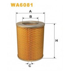 Фільтр повітряний NISSAN WA6081/AM412 (вир-во WIX-FILTERS)