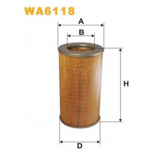 Фільтр повітряний TOYOTA HIACE WA6118/AM441/1 (вир-во WIX-FILTERS)