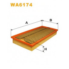 Фільтр повітряний MB W124 WA6174/AP011 (вир-во WIX-FILTERS)