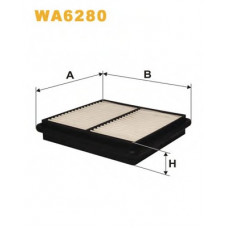 Фільтр повітряний HONDA WA6280/AP104 (вир-во WIX-FILTERS)