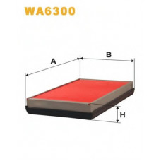 Фільтр повітряний NISSAN WA6300/AP121 (вир-во WIX-FILTERS)