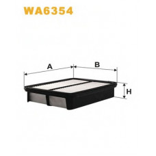 Фільтр повітряний TOYOTA COROLLA WA6354/AP167 (вир-во WIX-FILTERS)