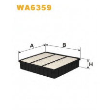 Фільтр повітряний MITSUBISHI COLT WA6359/AP172 (вир-во WIX-FILTERS)