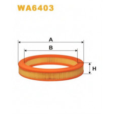 Фільтр повітряний FORD ESCORT WA6403/AR222 (вир-во WIX-FILTERS)