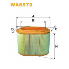 Фільтр повітряний HYUNDAI WA6570/AE358 (вир-во WIX-FILTERS)
