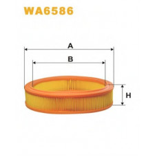 Фільтр повітряний FIAT PUNTO AR232/1/WA6586 (вир-во WIX-FILTERS)
