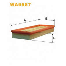 Фільтр повітряний MB C (203), E (211, 212), S (220, 221) 98-  (2шт.) (вир-во WIX-FILTERS)