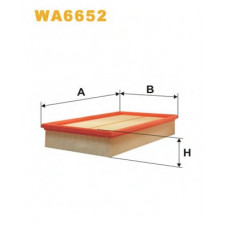 Фільтр повітряний MB WA6652/AP118/7 (вир-во WIX-FILTERS)
