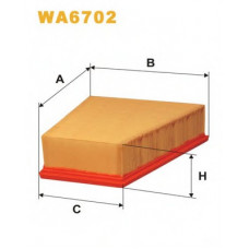 Фільтр повітряний SKODA FABIA WA6702/AP189/1 (вир-во WIX-FILTERS)