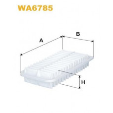 Фільтр повітряний TOYOTA COROLLA WA6785/AP142/3 (вир-во WIX-FILTERS)