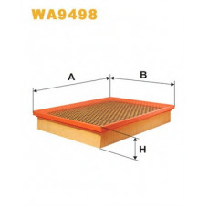 Фільтр повітряний WA9498/188/5 (вир-во WIX-FILTERS)