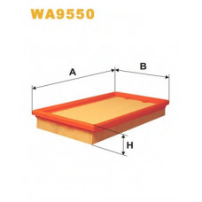 Фільтр повітряний WA9550/190/3 (вир-во WIX-FILTERS)
