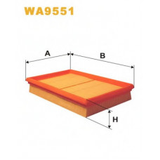 Фільтр повітряний WA9551/AP190/4 (вир-во WIX-FILTERS)
