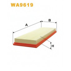 Фільтр повітряний VW GOLF VI 09-, JETTA III, IV 05- 2.5 V5 (вир-во WIX-FILTERS)