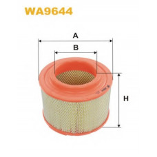 Фільтр повітряний TOYOTA HILUX/FORTUNER 2.5D 05- (вир-во WIX-FILTERS)